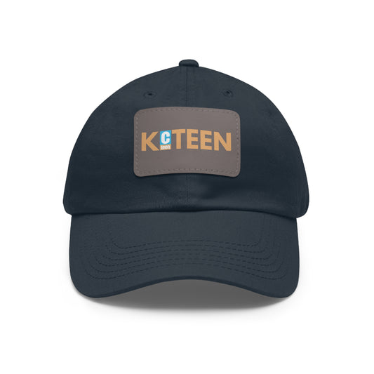 KCTeen Leather Patch Hat
