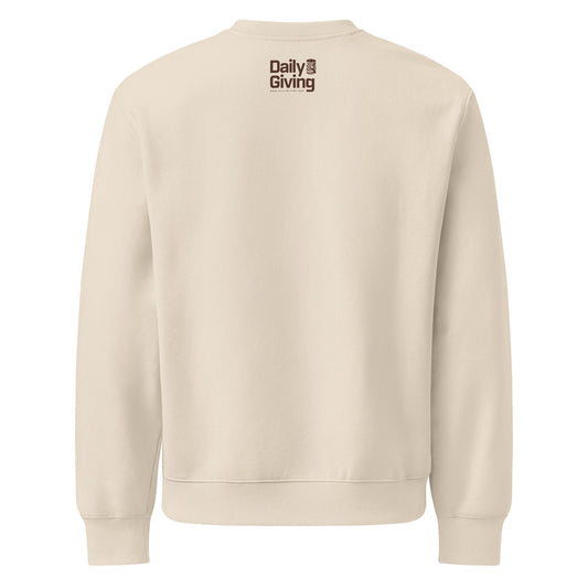 Little Giver - Daily Giving Oversized heavyweight sweatshirt