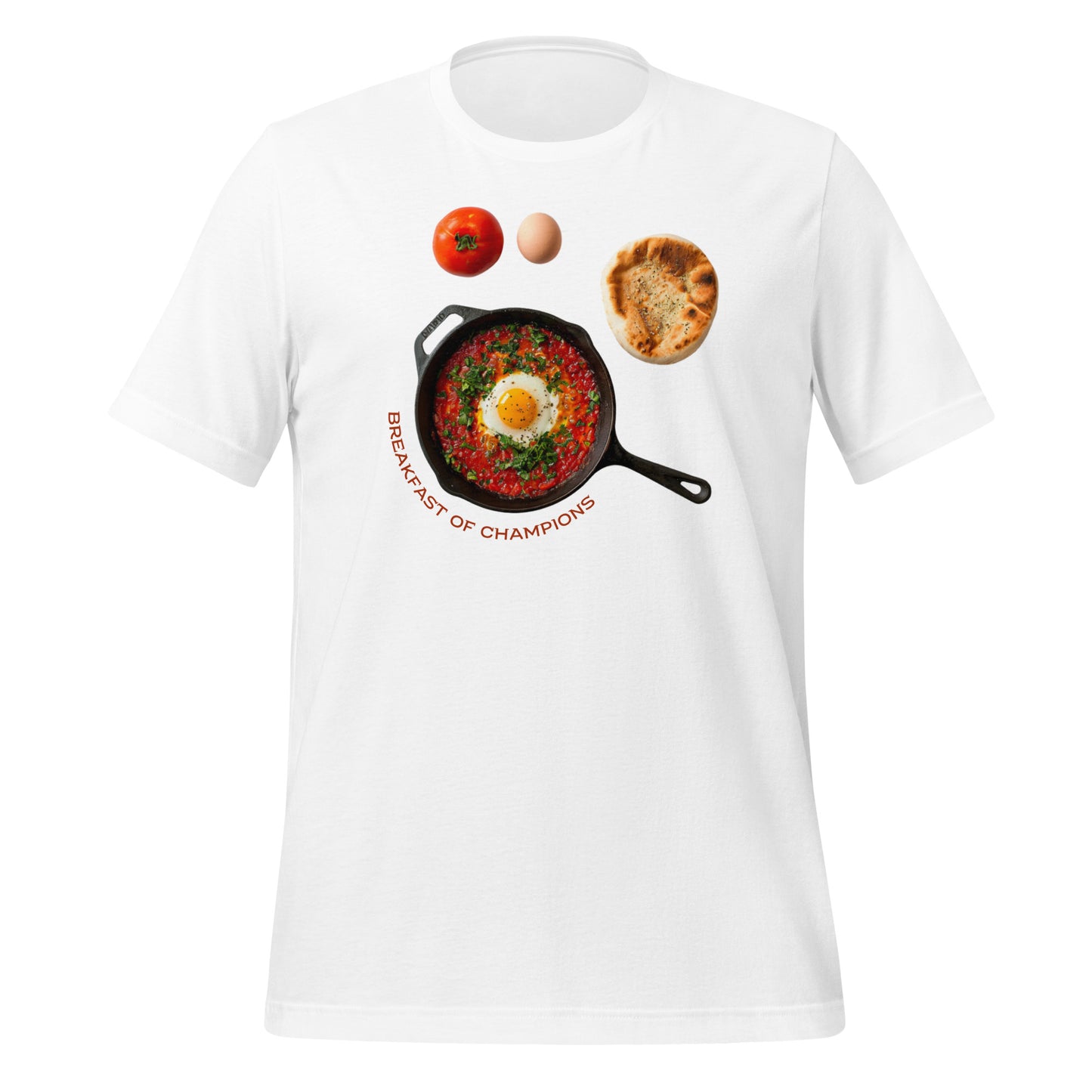 Petit-déjeuner des champions – T-shirt Shakshuka