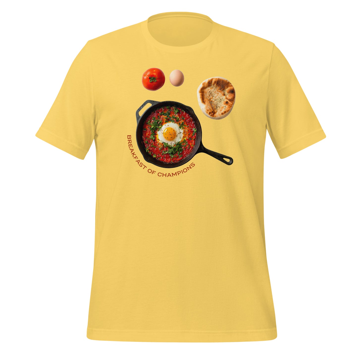 Petit-déjeuner des champions – T-shirt Shakshuka
