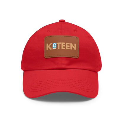 KCTeen Leather Patch Hat