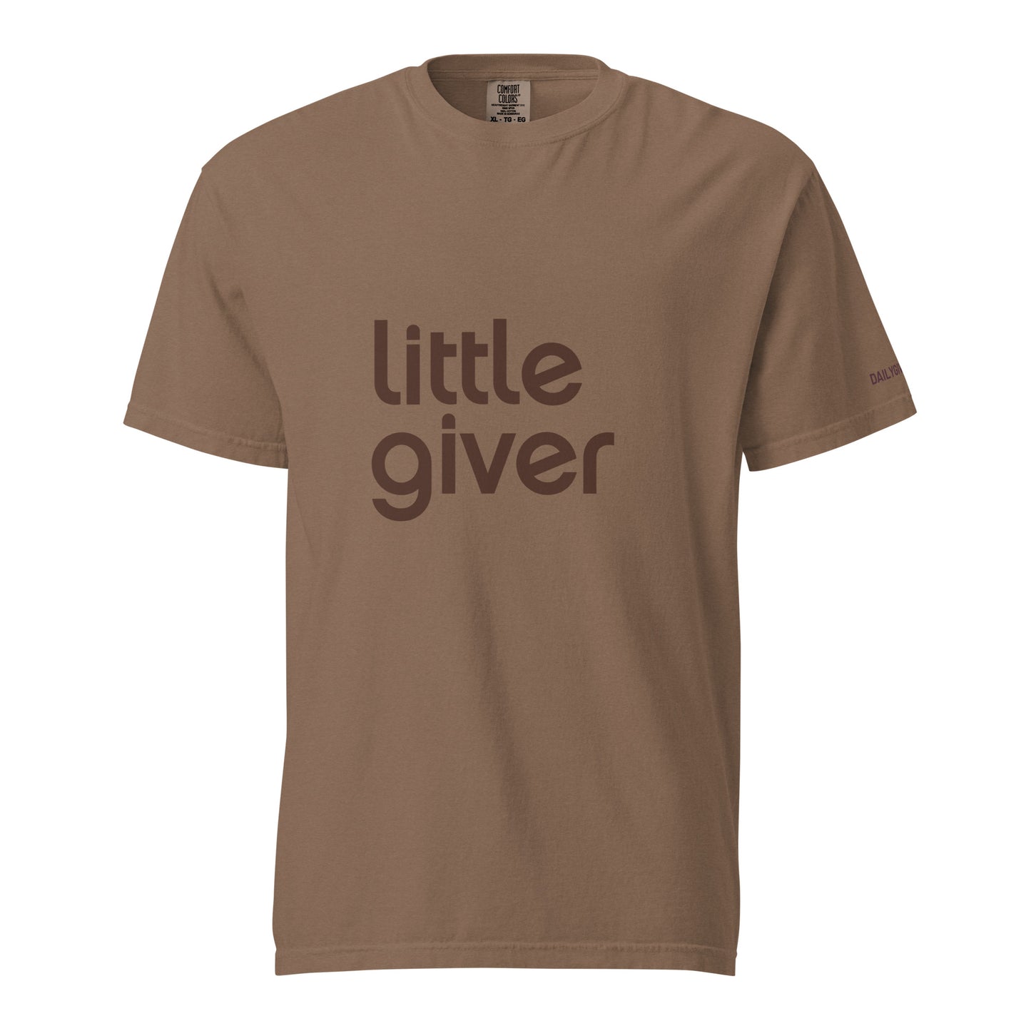 Little Giver - Daily Giving Unisex garment-dyed heavyweight t-shirt