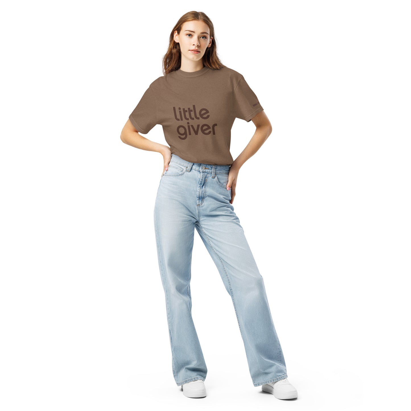 Little Giver - Daily Giving Unisex garment-dyed heavyweight t-shirt