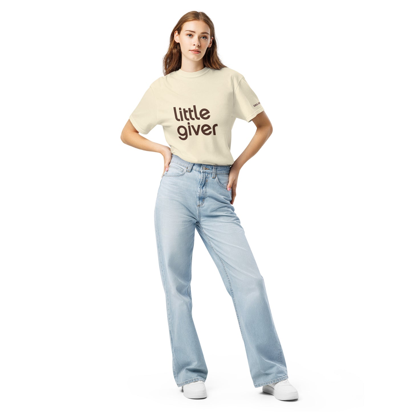 Little Giver - Daily Giving Unisex garment-dyed heavyweight t-shirt