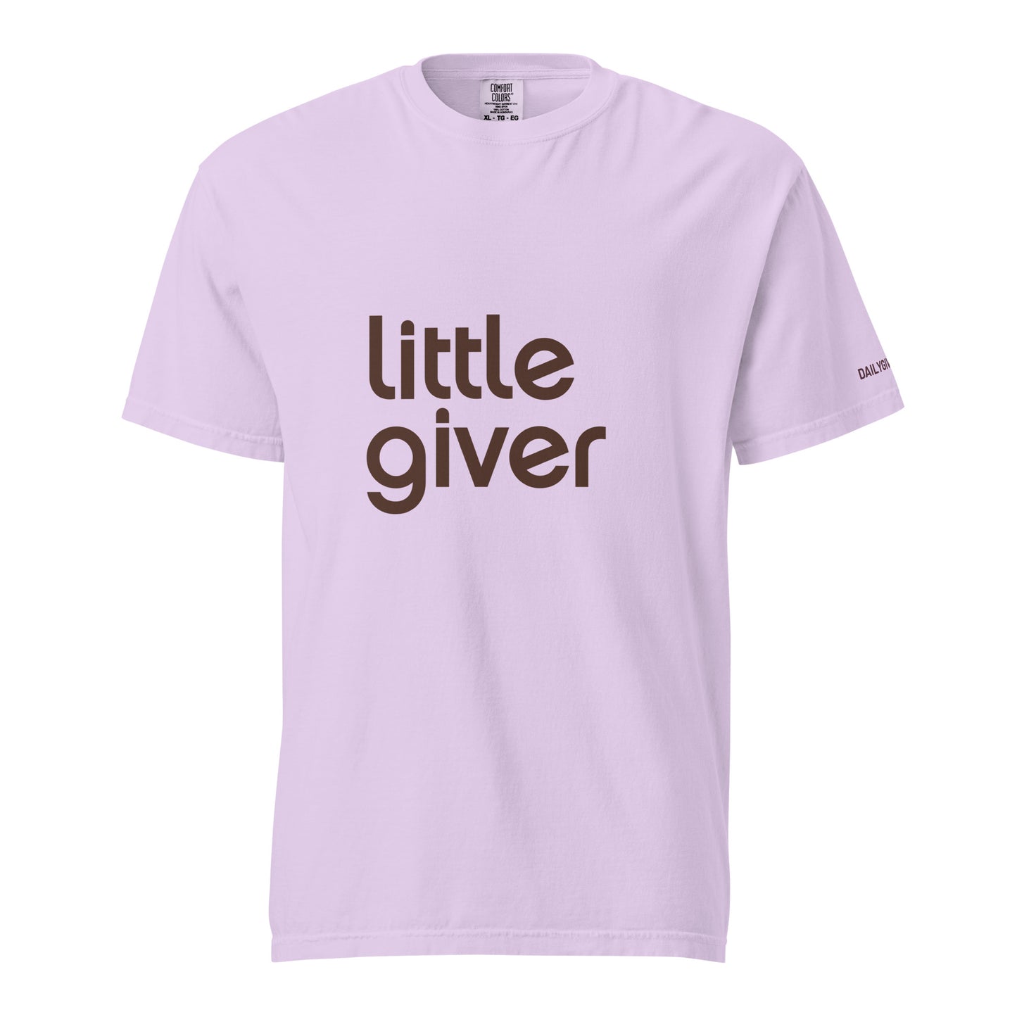 Little Giver - Daily Giving Unisex garment-dyed heavyweight t-shirt