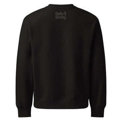 Giver - Daily Giving Varsity Silhouette Oversized Heavyweight Sweatshirt